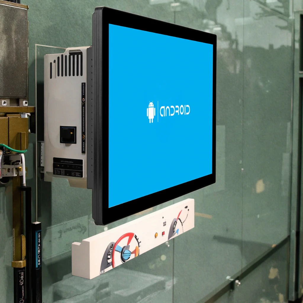 PC Android industriale Touch screen Android 13 da 15,6 pollici RK3566 RK3568 All in One PC per montaggio a parete con 4G 5G