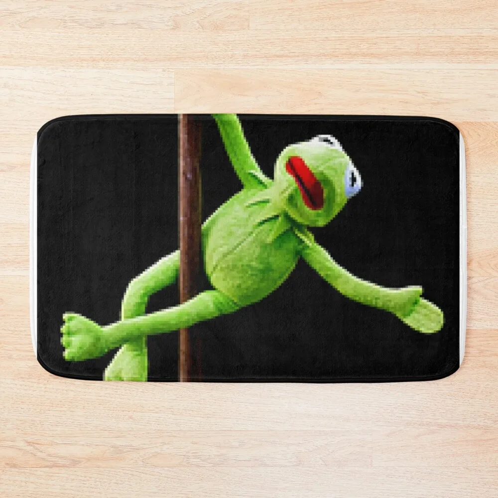 

Kermit Pole Dancing Bath Mat Kitchen Rug Set For Bathroom Carpet For Bath Anti-Skid Bathroom Rugs And Set Mat