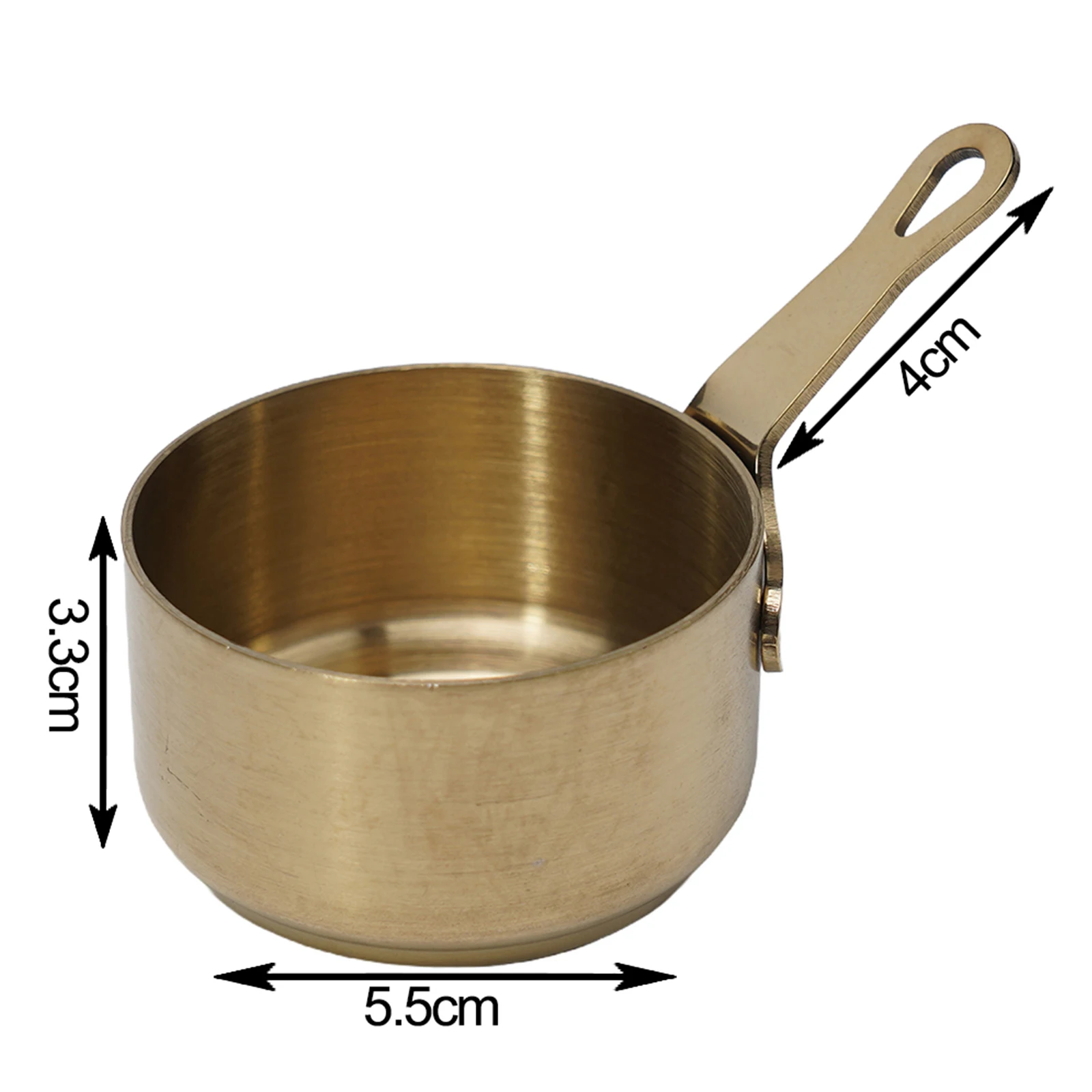 

High Quality 100% Brand New Sauce Pan Stockpots With A Hanging Hole 1pcs 60-100ml Kitchen Long Handle Milk Pot