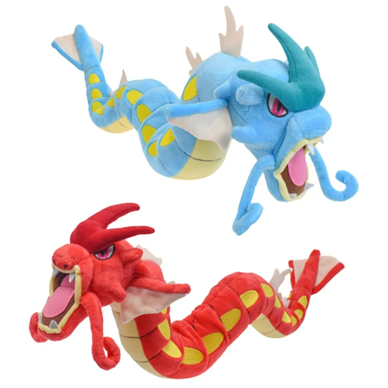 60cm Giant Big Size Pokemon Peluche Gyarados Leviator Garados Plush Blue Red Magikarp Plush Toys Doll Xmas Gift For Kids