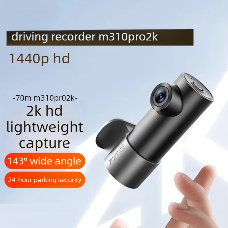 70mai M310 Plus 2K 1440P Dash Cam 143 FOV Night Vision Voice Control 24H Parking Guard Car DVR Camera Mini Easy Install
