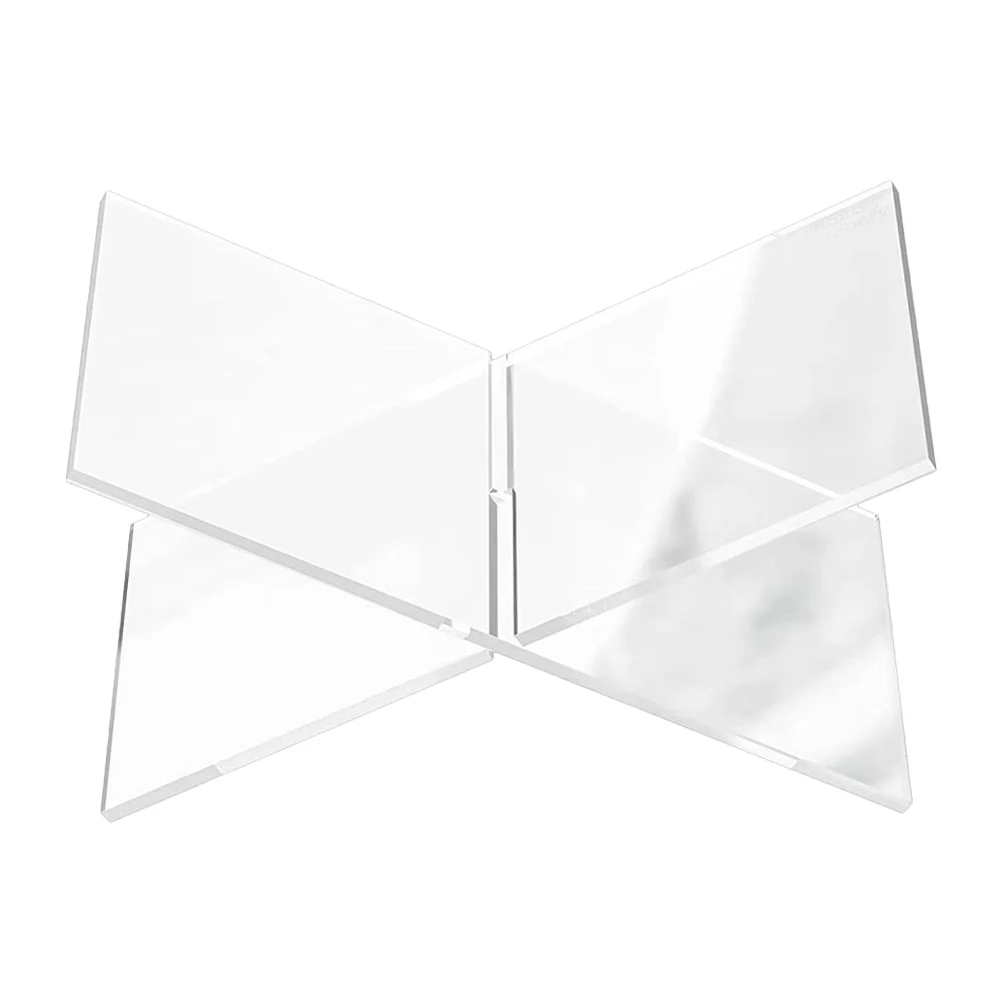 Acrylic Cookbooks Stand Large Thick Stable Recipe Book Holder Kitchen Display Rack Magazine Sheet Music Album Holder