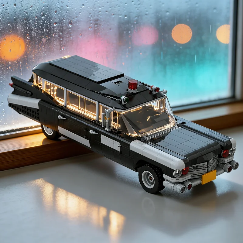 ตัวต่อ MOC ECTO รุ่น Ghostbusters จำนวน 2357 ชิ้น ของเล่นตัวต่อประกอบสร้างสรรค์ เสริมสร้างทักษะการเรียนรู้ ของขวัญวันคริสต์มาส