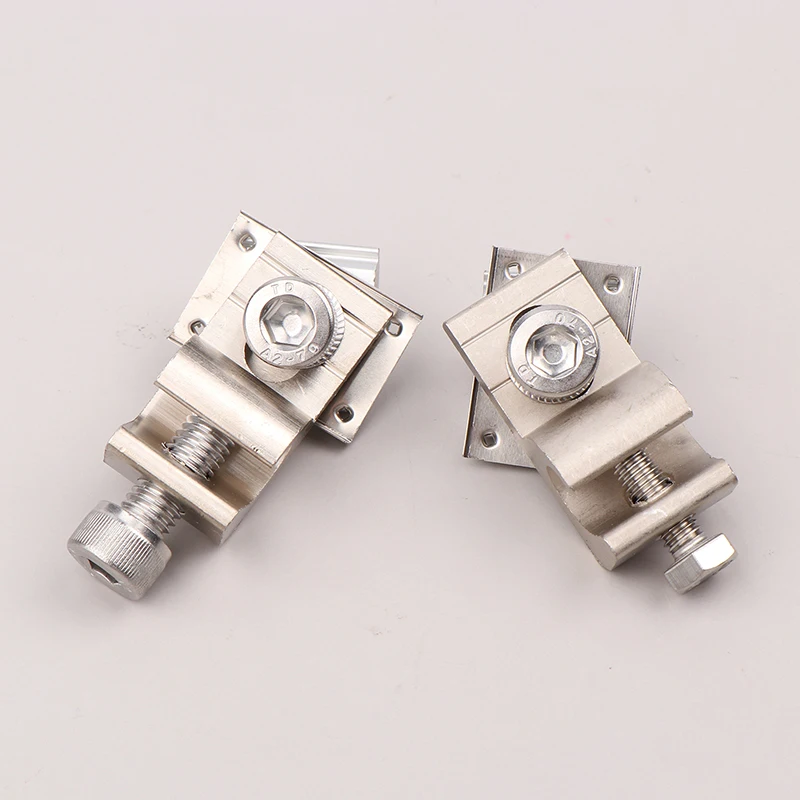 1 قطعة أدوات الألواح الشمسية اكسسوارات لوحة طاقة شمسية نظام تركيب الطاقة الشمسية الأرض التأريض العروة القياسية التأريض كليب #3