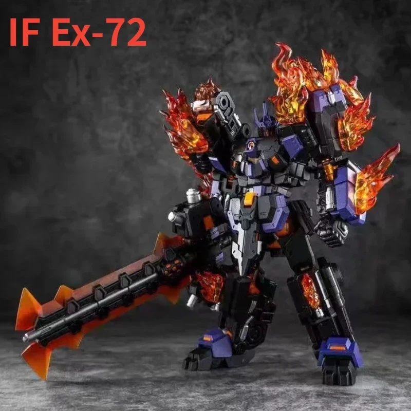 In Stock Transformation Toy Iron Wheel Ex-72, Ex72 Fallen Chaos Outbreak Mini Action Figure Toy Collection Gift