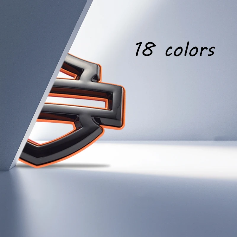 1/2pcs 금속 오토바이 연료 탱크 배지 로고 3D 엠블럼 측면 바디 장식 스티커 크리 에이 티브 장식 스티커 수정 된 액세...