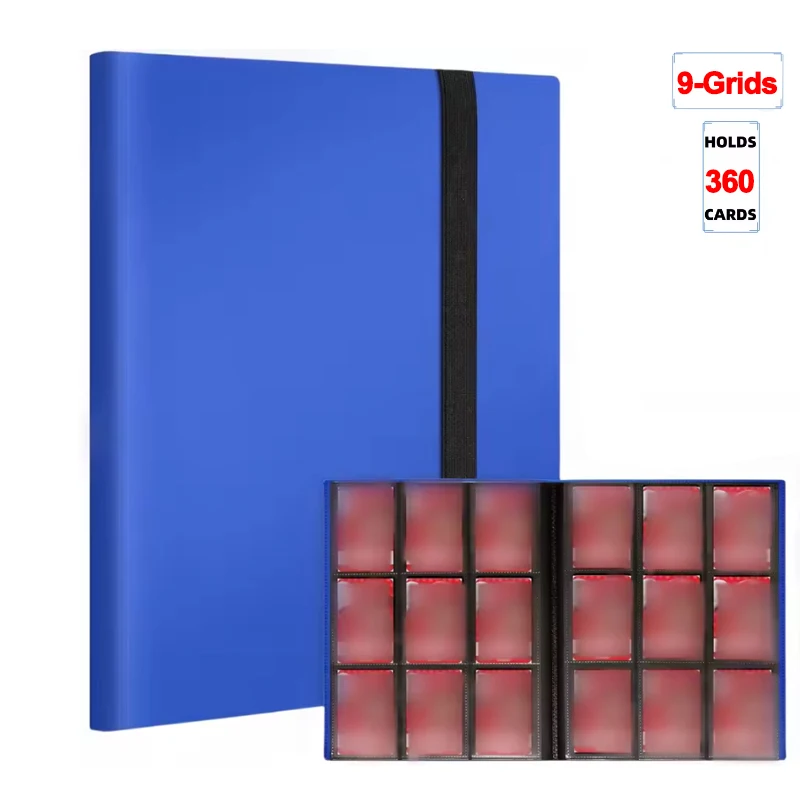 

160/360/480 Cards Capacity Pocket Holder Binders Albums For Game Card Book Sleeve Holder Large-capacity Card Binder Notebook