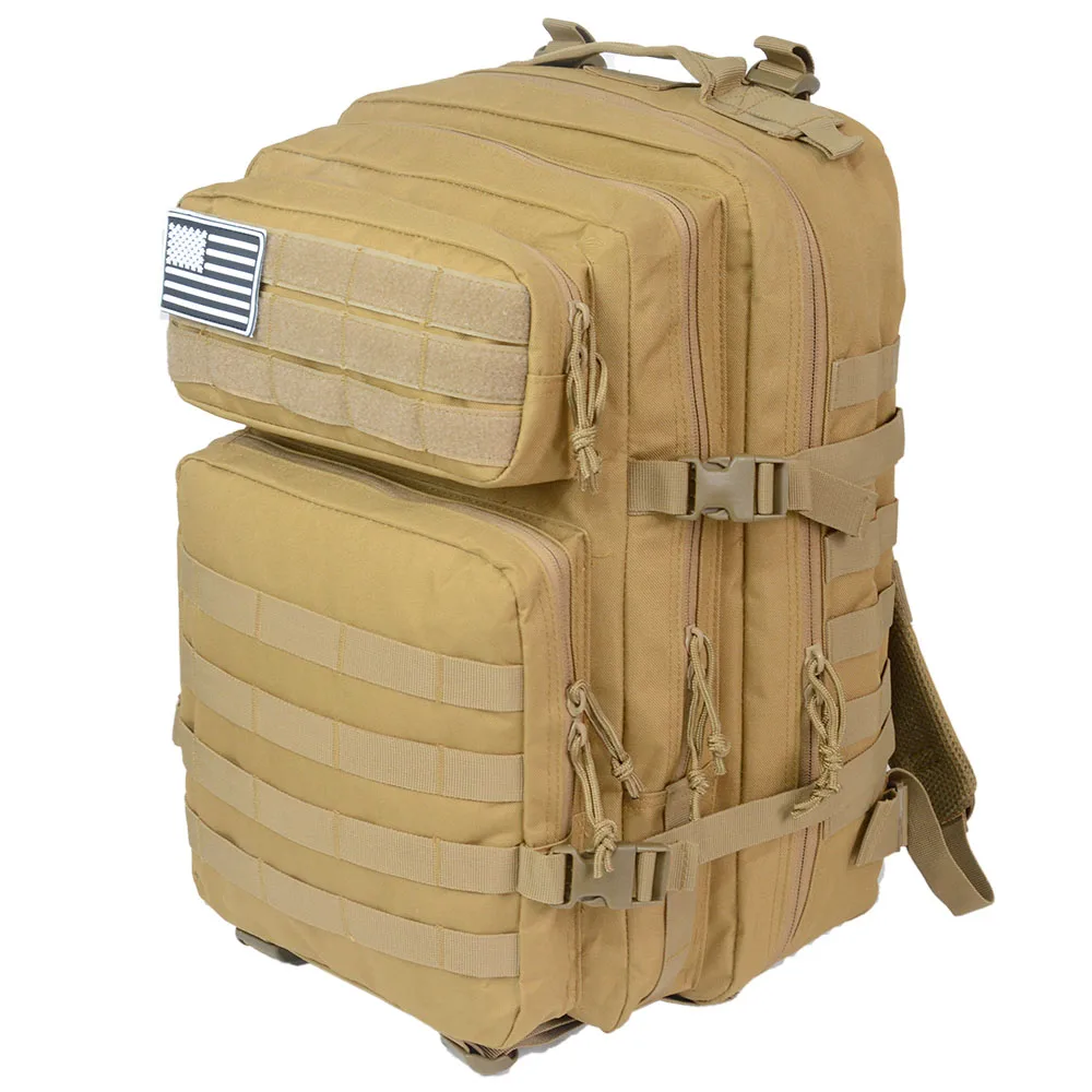 50 リットル 900D 大容量ショルダーレクリエーションサイクリング屋外戦術的なバックパック迷彩スポーツキャンプハイキングバックパック