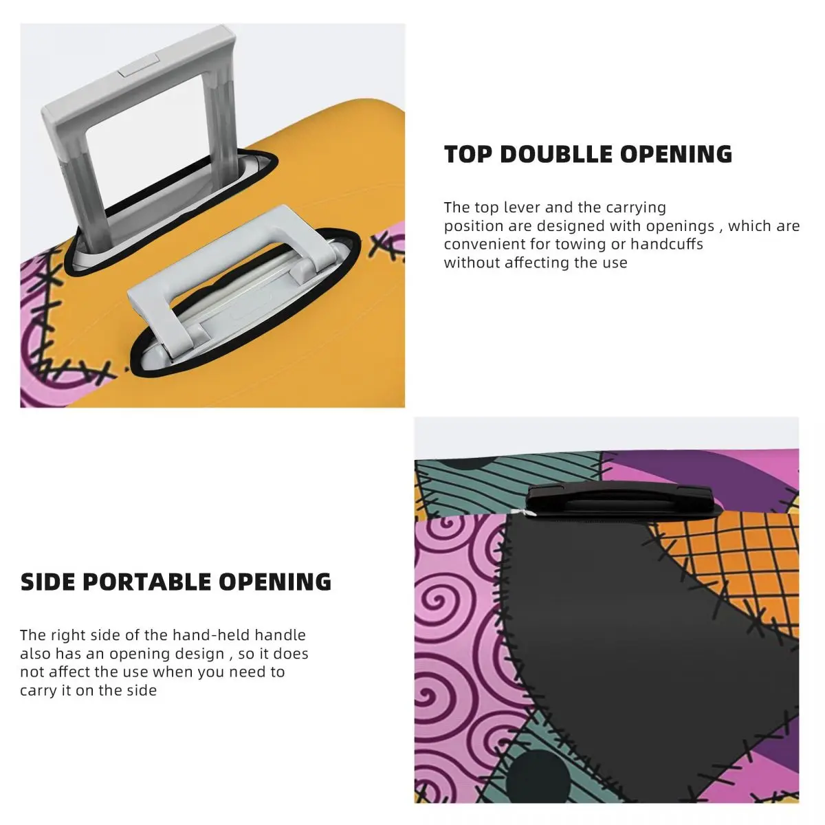 غطاء حماية مرن لحقيبة السفر من Sally Ragdoll مقاس 18-32 بوصة