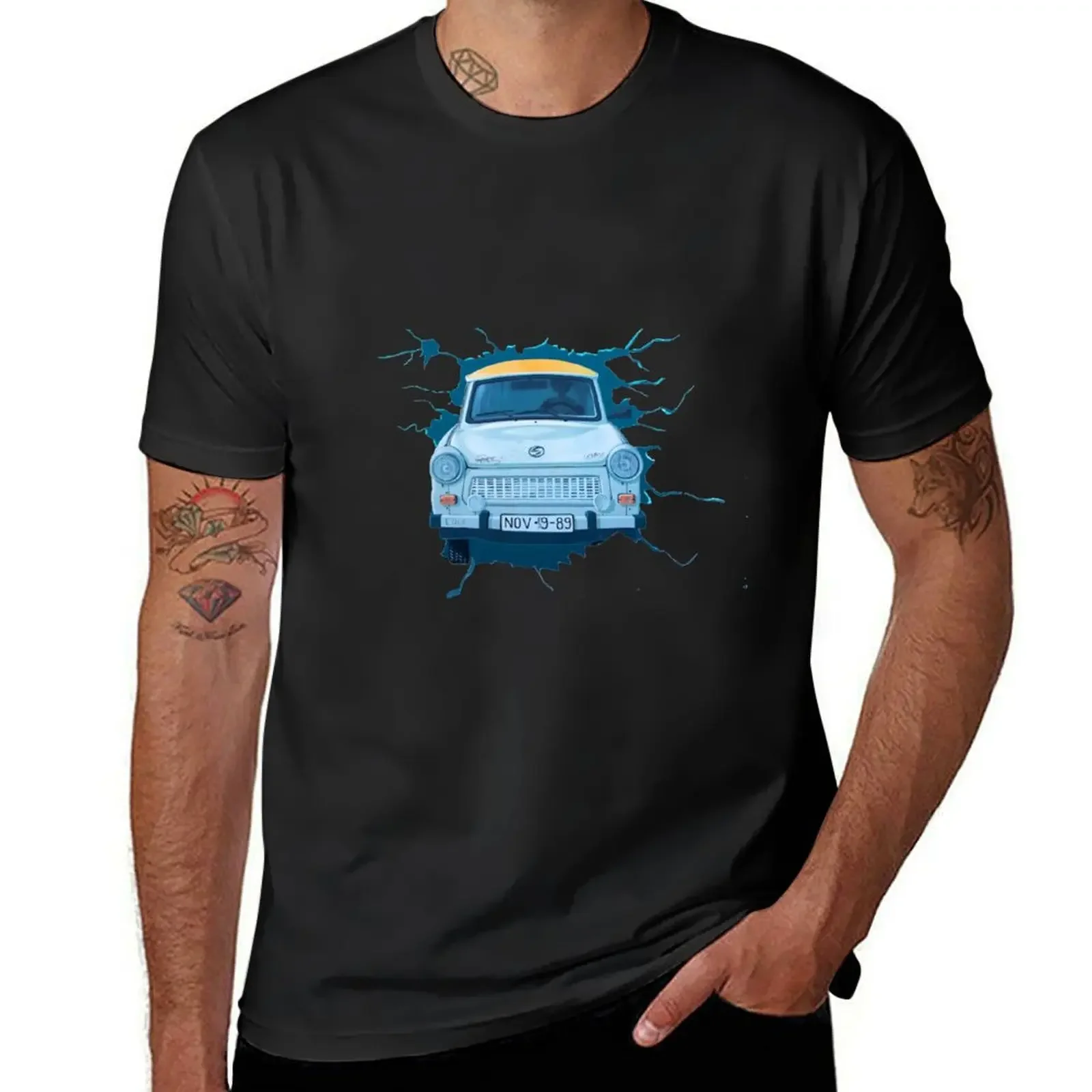 

Berlin Wall - Trabant T-Shirt plus sizes plus size clothes croswit shirt man funny t shirts for men