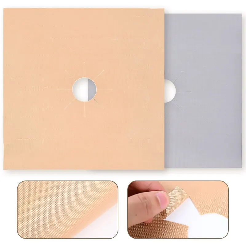 Thickened 27cm Kitchen Gas Stove Protection Pad High Temperature Resistant Grease Cleaning Gadgets image 5