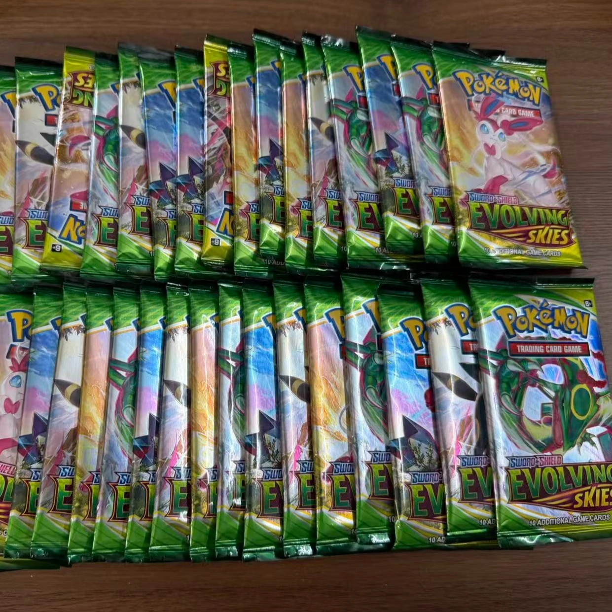 

1-10 Packs of English Pokemon Card Monsters TCG Evolution Sky Enhancement Pack Sword and Shield Hero Collection Card Fan Gift