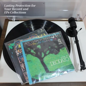 جديد 50 قطعة 7 بوصة حامي تسجيل الفينيل EP أكياس تسجيل بلاستيكية مضادة للكهرباء الساكنة أكمام تسجيل خارجية حاوية غطاء بلاستيكي شفاف EP أفضل 10 مبيعات غلاف سجل فينيل - No8