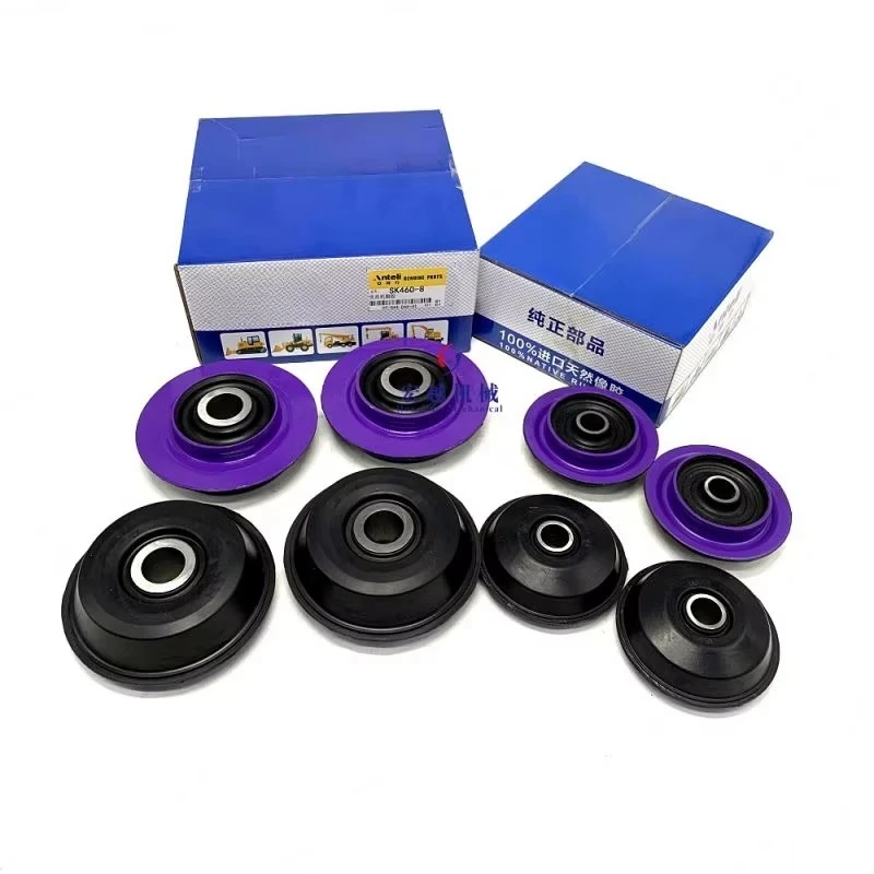 8pcs Factory Engine Rubber Cushion Mounting for Kobelco SK460-8 Excavator Parts