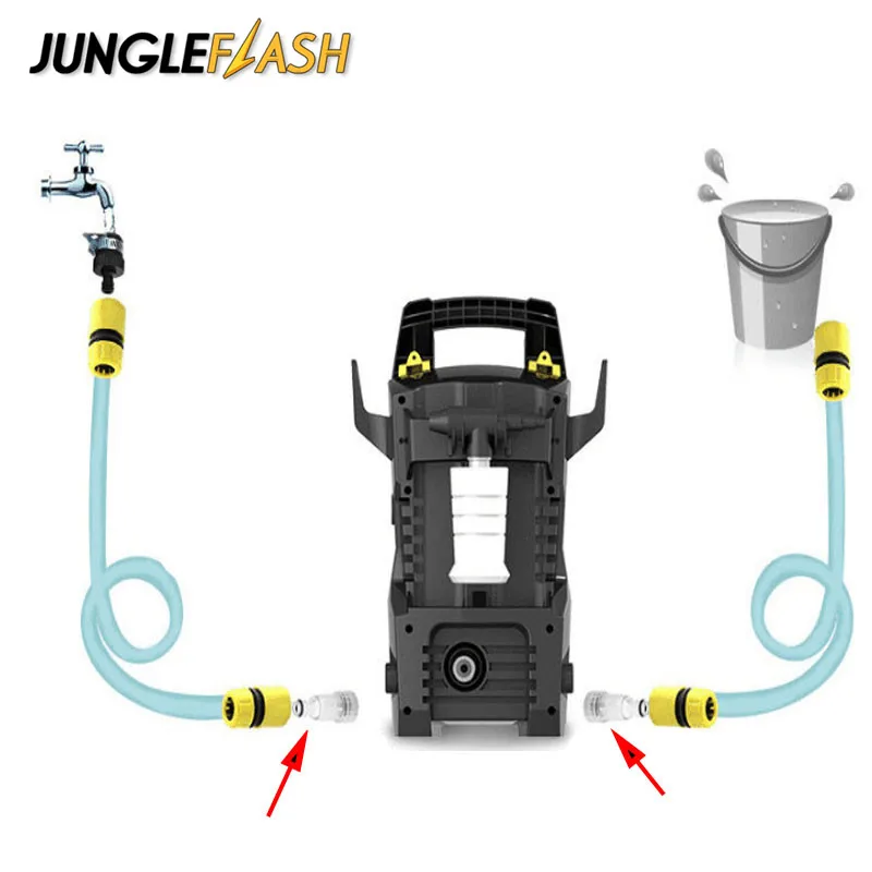 JUNGLEFLASH High Pressure Washers Car Washer Car Washing Machine Water Filter Connection G3/4 For Karcher BOSCHE Michelin AR B&D