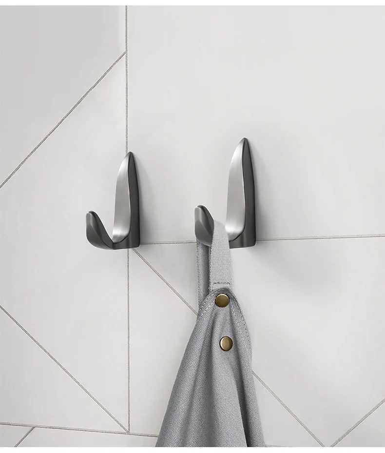 WV Moderne Wand Hängende Kleidung Haken Schlafzimmer Robe Haken Wohnzimmer Parlor Mantel Haken Schlafzimmer Robe Haken Handtuch Haken Bad Zubehör badezimmerzubehör badezimmer haken küchen schrank aufbewahrung kleiderbü – Detail 28