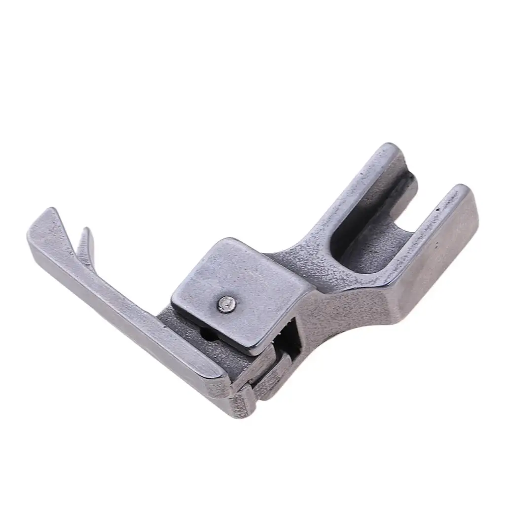 Left Edge Guide Compensating Presser Foot Sewing Accessory for Industrial Single Needle Flat Bed Machine
