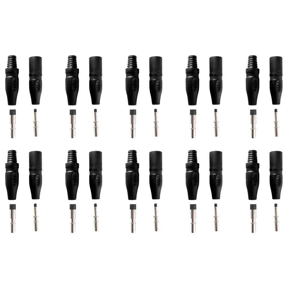 

IP67 Waterproof Connector Kit 10 Pairs of Male and Female Connectors Designed for Effective For Solar Panel Use