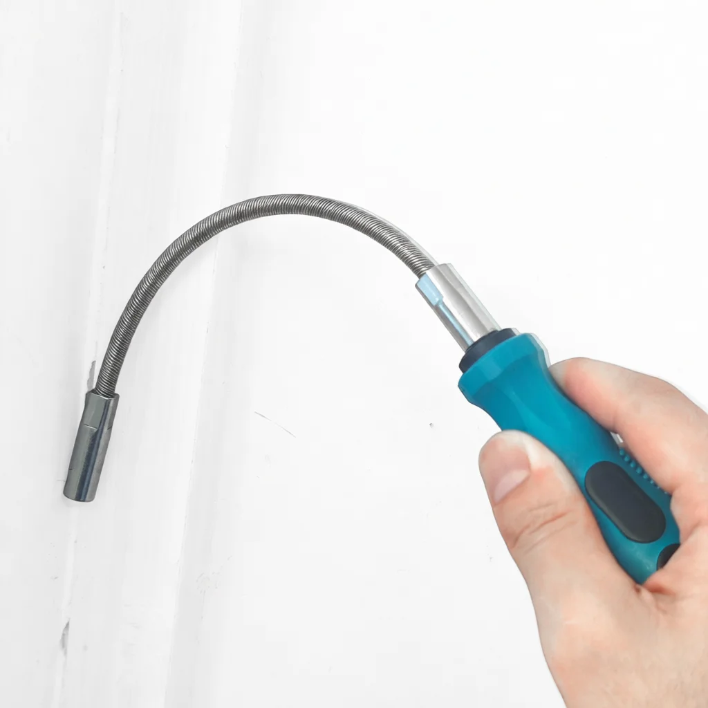 Flexible Hose Screwdriver Shaft Extension Bit Socket Tool For Tight Angle Fastener Tightening Car Repair Mechanic