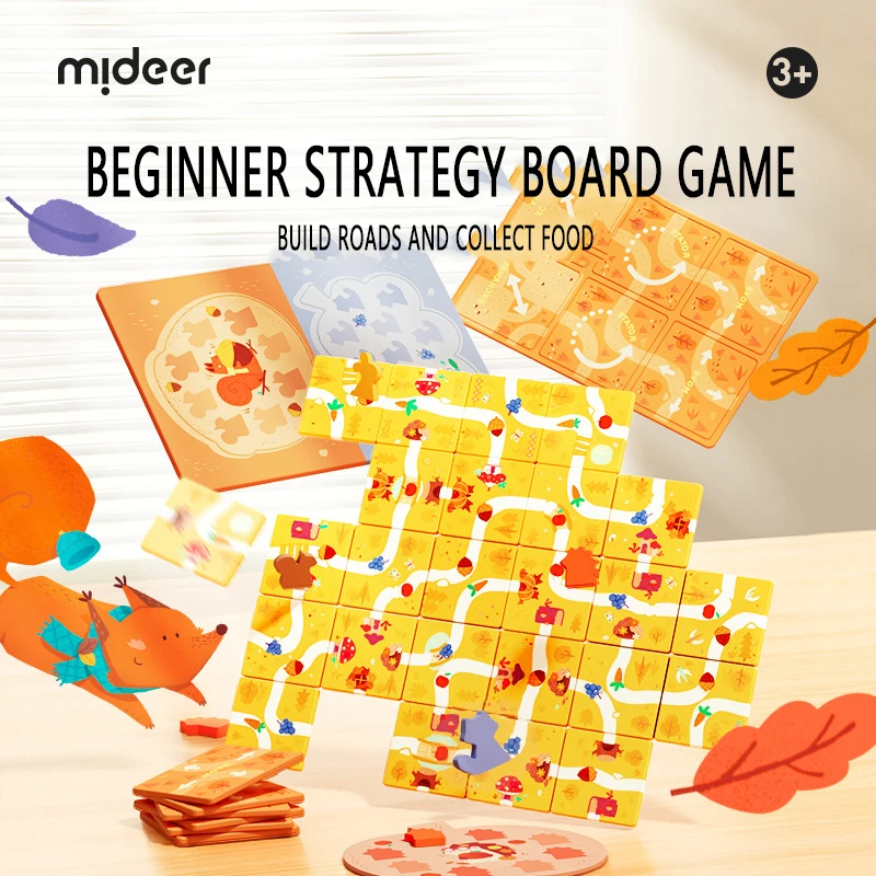

Настольная игра Mideer «Битва за еду» для детей с множеством классических интерактивных игр, универсальная настольная игра, от 3 лет