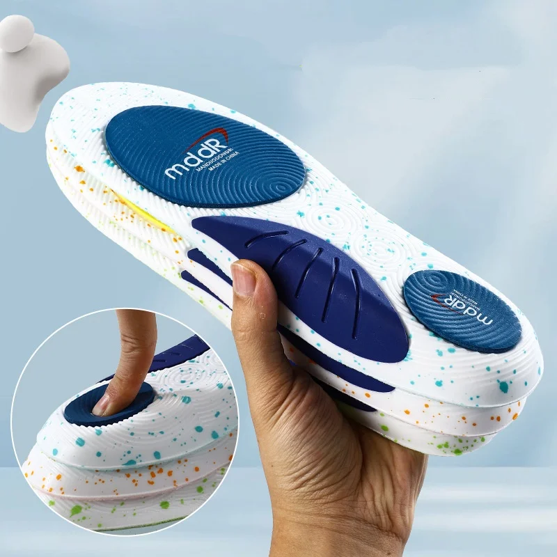 Orthopedic Insoles Flat Foot Arch Support Breathable Sweat Absorption Running Badminton Basketball Leisure Insoles