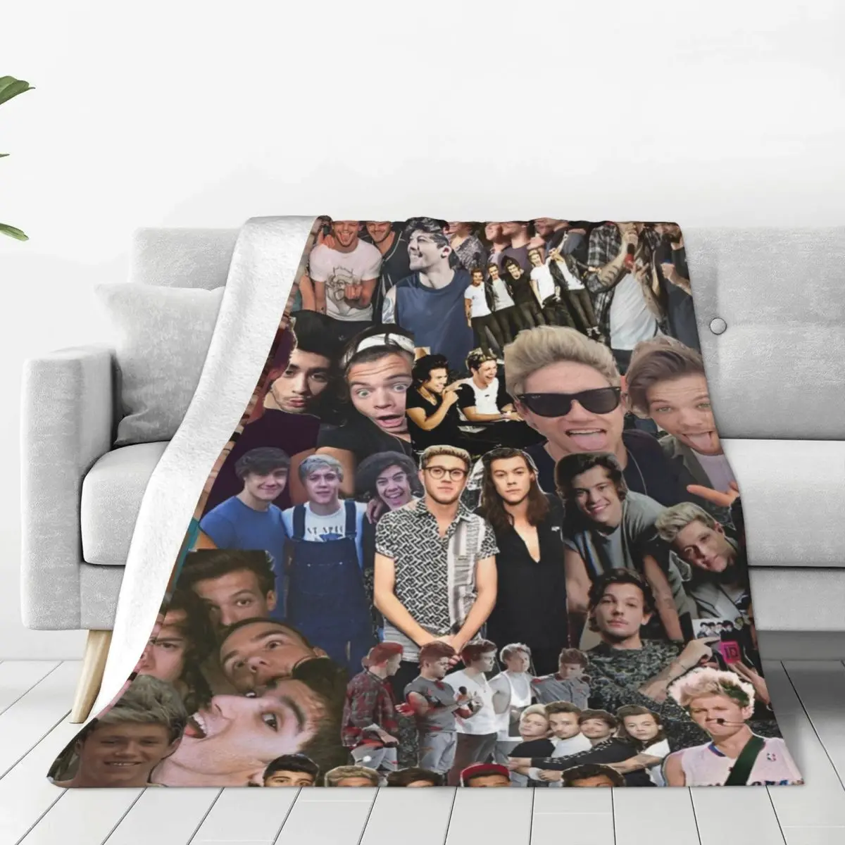 Warm Soft Blankets O-ONE Band Direction Bedding Throws English-Irish Pop Boy Band Flannel Bedspread For Living Room Bed Cover