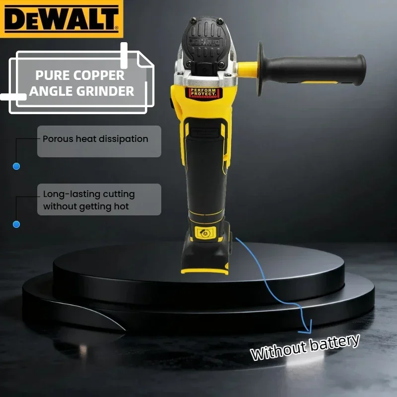 DEWALT DCG405 125 مللي متر طاحونة زاوية برأس مسطح ماكينة قطع أدوات ماكينة قطع أدوات بطارية ليثيوم 18 فولت (بدون بطارية) #3