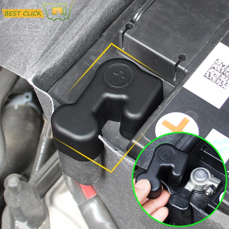 For Skoda Kodiaq Karoq Octavia 5E Superb 3V MK3 Yeti Car Engine Battery Cathode Positive Electrode Pole Protector Cover Tray