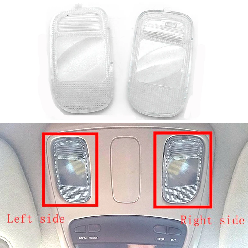 Cafoucs Overhead Console Left Right Side Lens For Dodge Ram 1500 2500 3500 2002-2010 Reading Dome Lamp shell cover