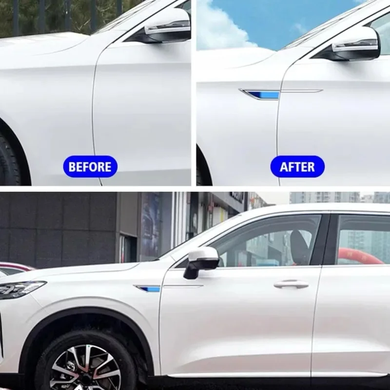 2pcs pvc car door Protect 3d car stickers auto car accessories for LYNK&CO 01 02 03 05 06