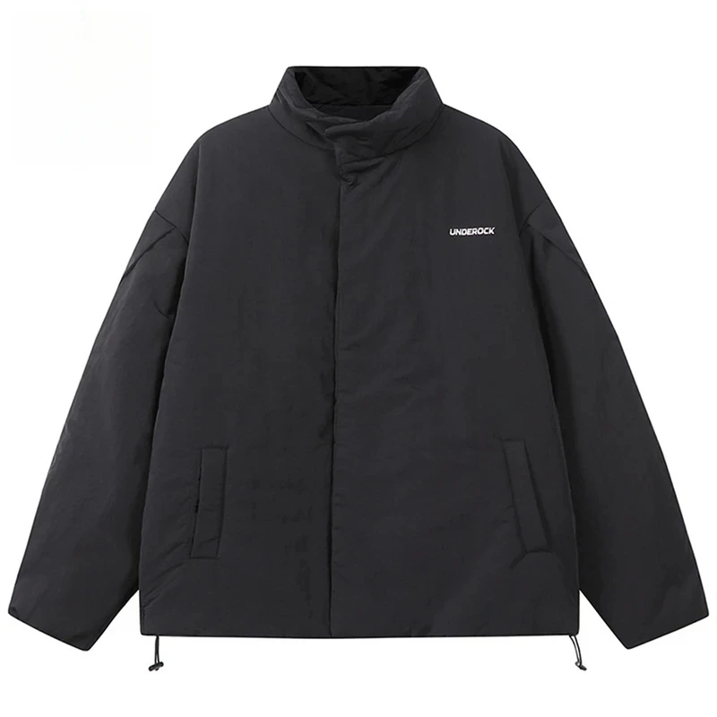 

Winter Jackets Thicken Warm Parkas Bubble Coat Casual Loose Padded Jackets Harajuku Oversized Jackets for men Outwear Unisex