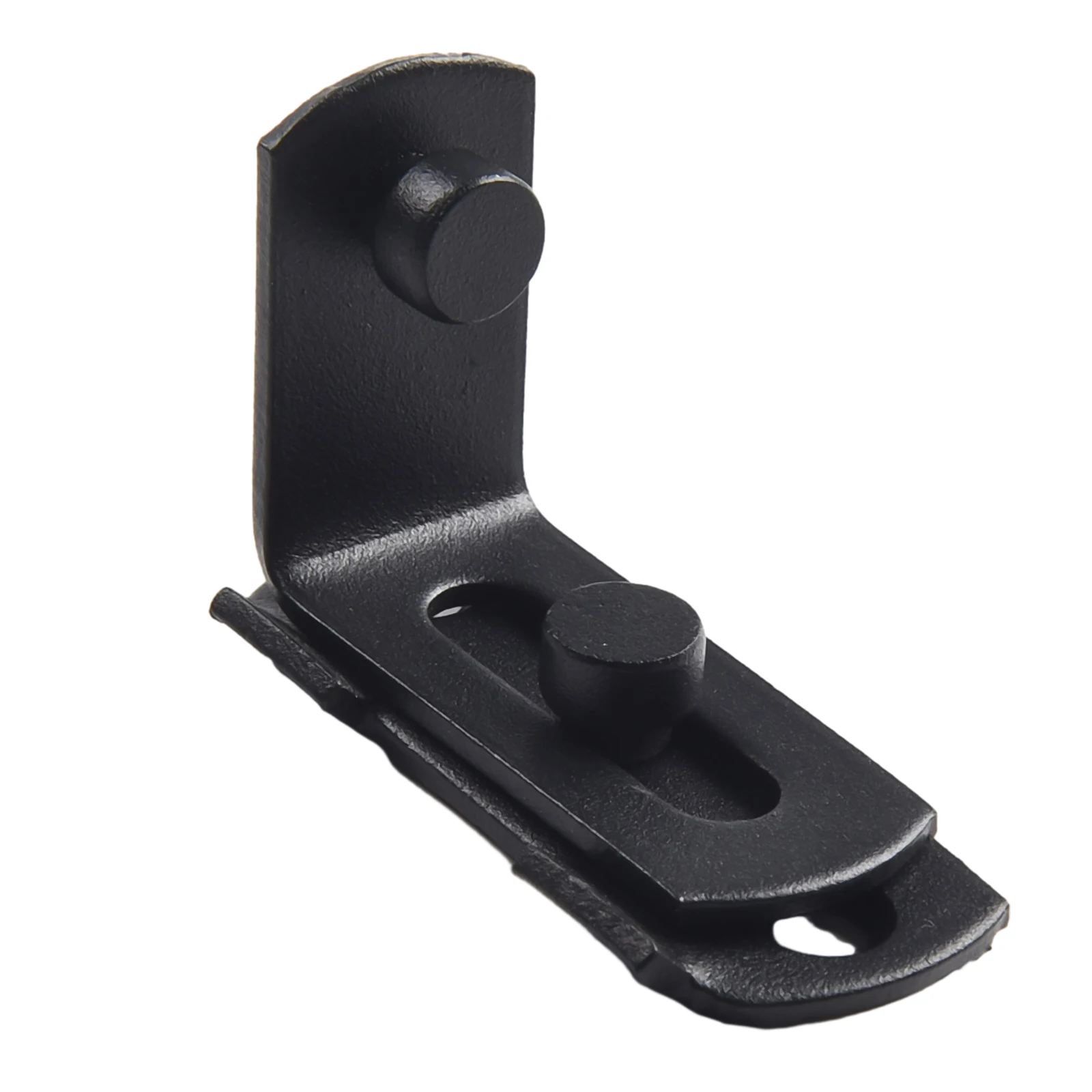 Attention Grabbing Black Door Bolt Latch Perfect For Room Doors And Cabinets 90 Degree Right Angle Comes With Four-Screws