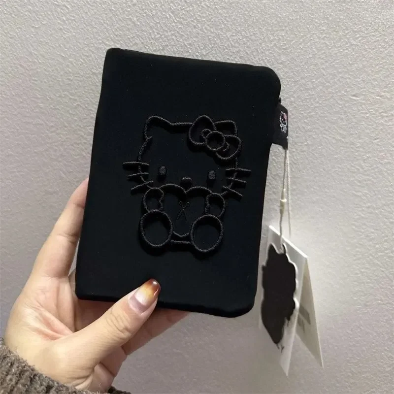 

Hello Kitty, Cute and Fashionable Passport Holder, Boarding Pass Storage Bag, Multi-layer Portable Flight Ticket and ID Card Bag