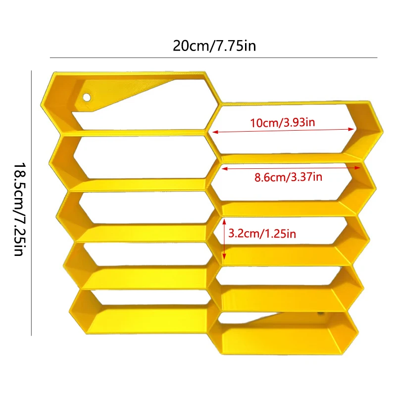 Hot 3D Printing Car Model Display Rack Creative 10 Grids Cars Model Storage Box Save Space Large Capacity Collection Show Holder