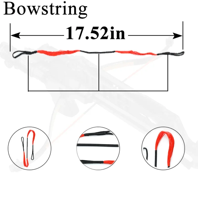 1PCS Bow String 445mm for Hunting bow Shooting Archery Shoot Equipment Bows and Arrow Accessories Up To 80Lbs Draw Weight