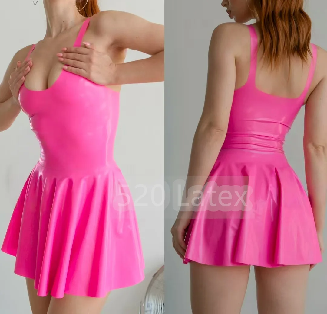 

Sexy Natural Latex Woman Full Body Catsuit With 3D Breast Women Jumpsuits with Gloves& Toes Socks Back to Front Crotch zipper