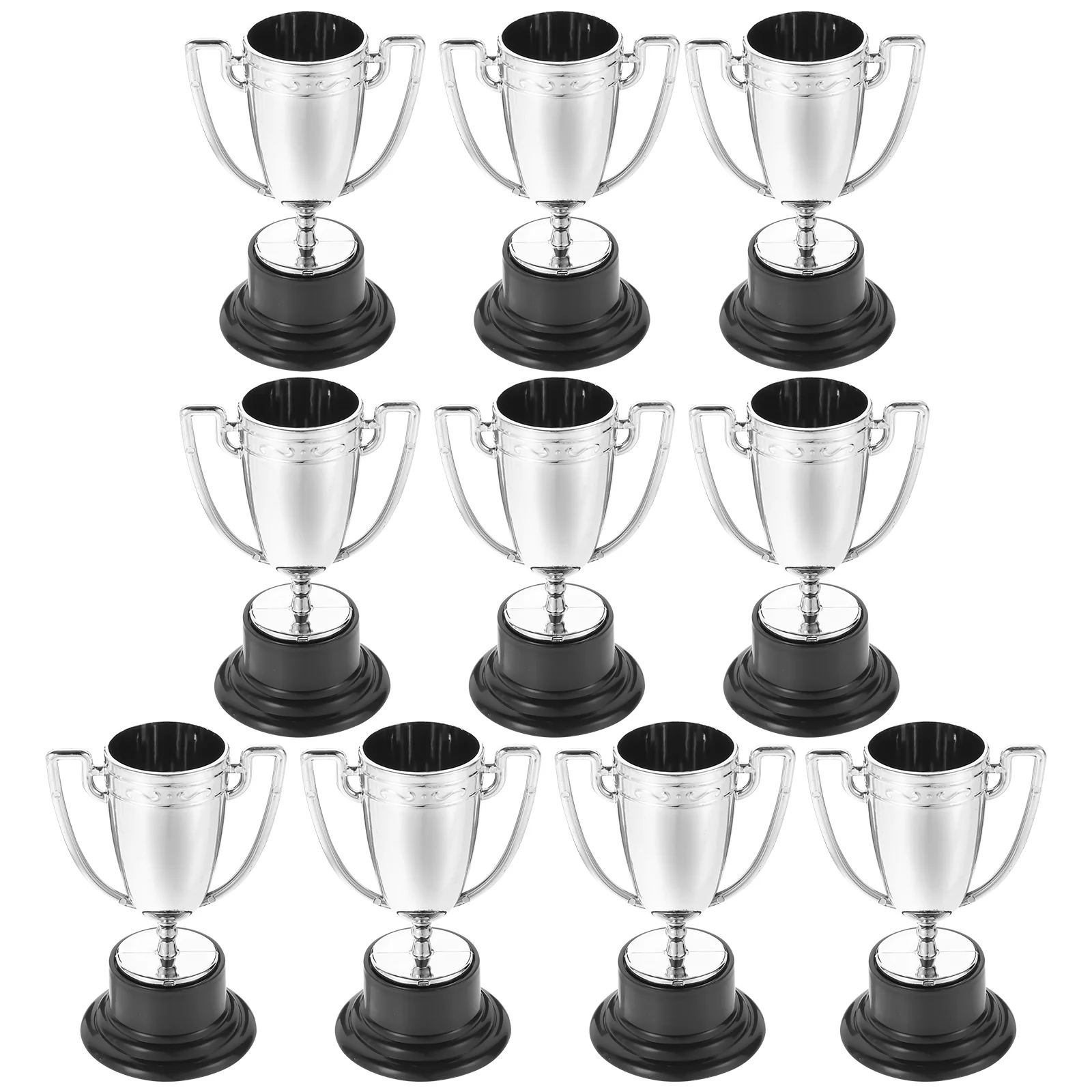 

10 Pcs Mini Trophy Achievement Cups Toys Funny for Adults Kids Party Award Trophies Metal