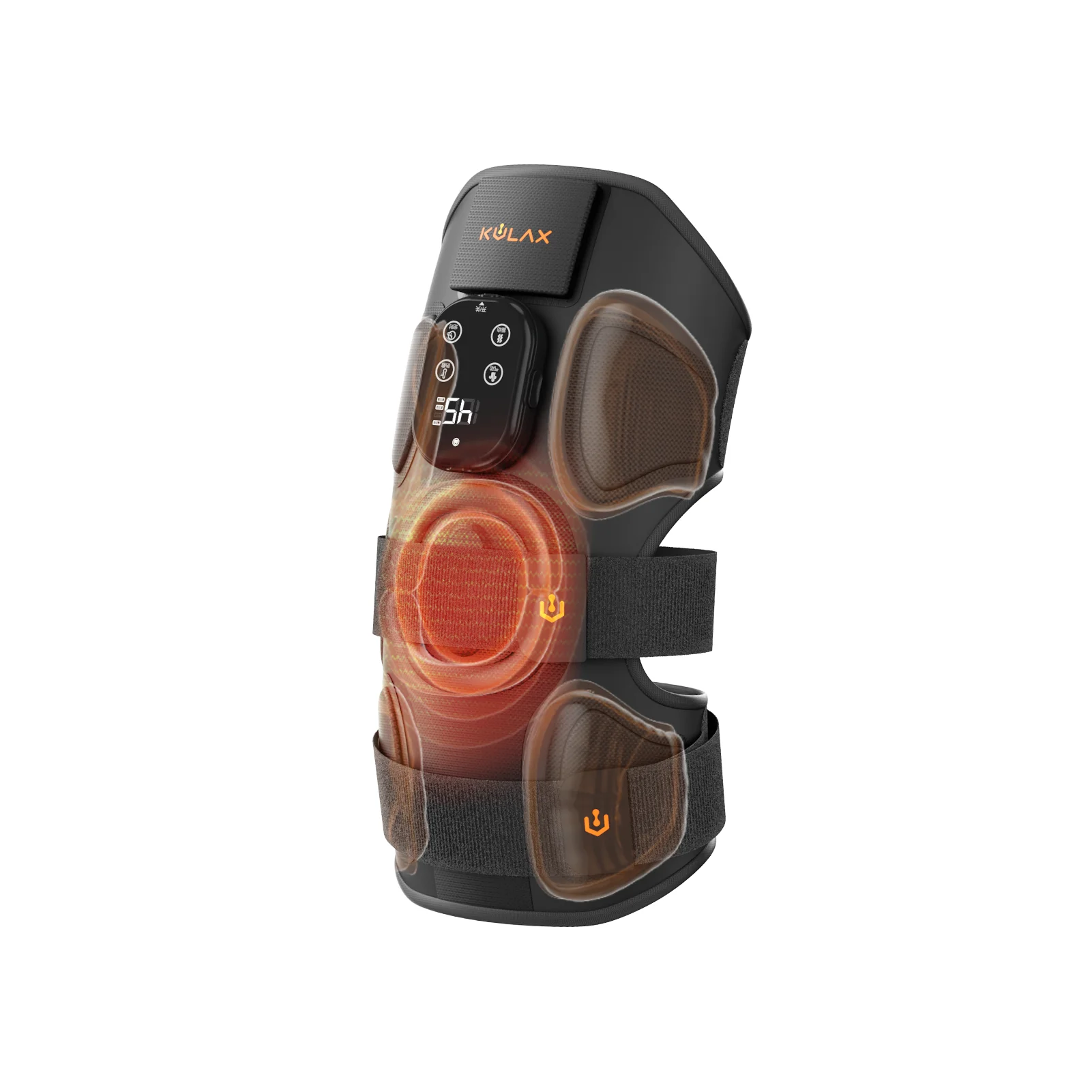 

Portable Wireless Muscle Relaxation Pain Relief Joint Brace Hot Compress Electric Air Compression Knee Massager with Heat