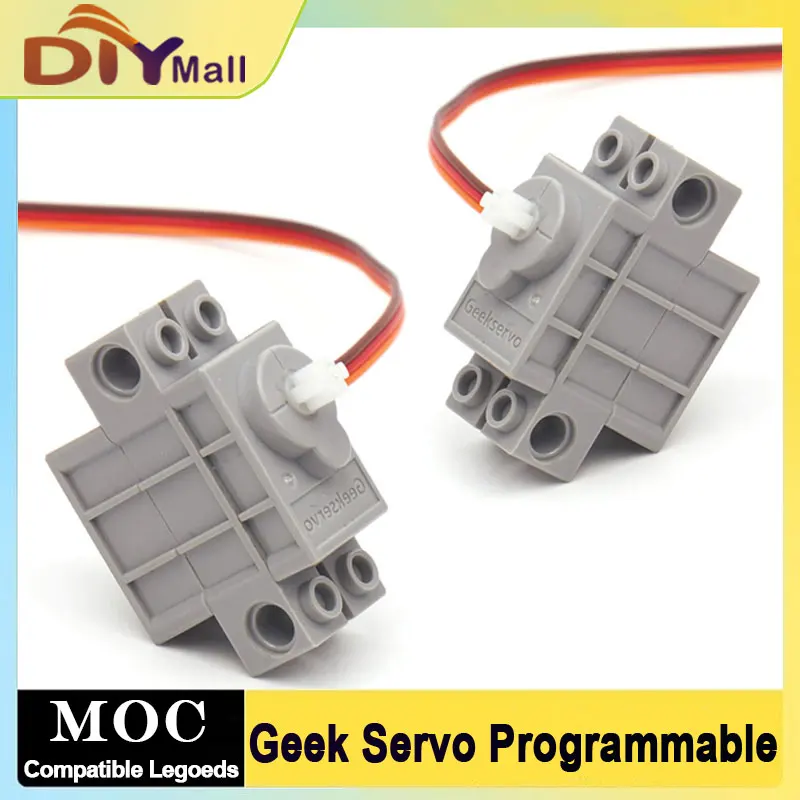 

Geek Servo 270 градусов программируемый для Microbit Smart Car 3-5 В рулевой механизм развивающая игрушка, совместимая с строительными кирпичами