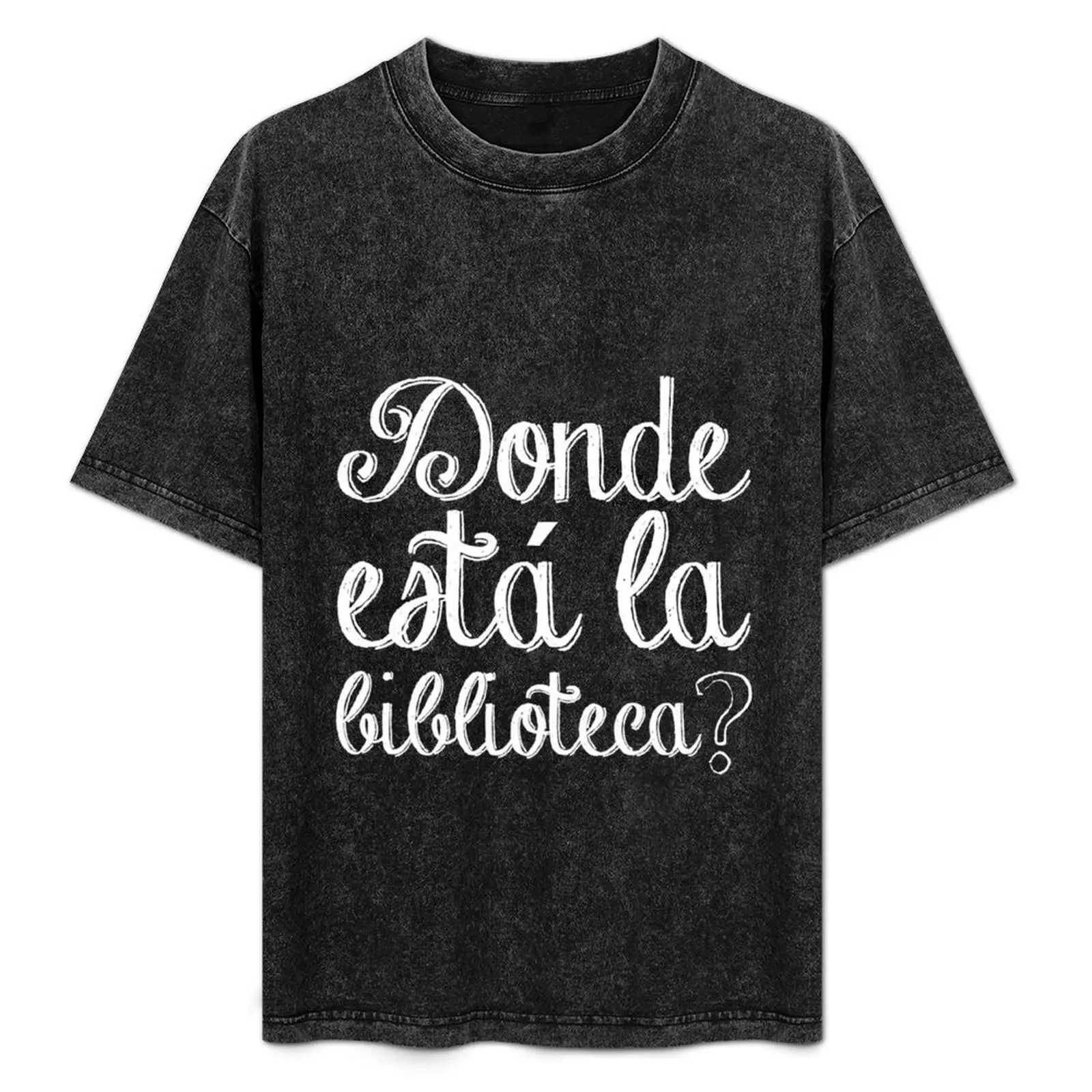 ¿Dónde? ¿Esta es la biblioteca? Camiseta