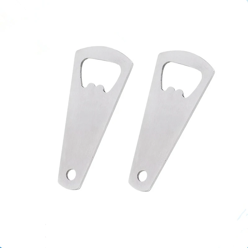 

100pcs Beer Bottle Opener Stainless Steel Flat Speed Bottle Cap Opener Remover Bar Blade Kitchen Tool