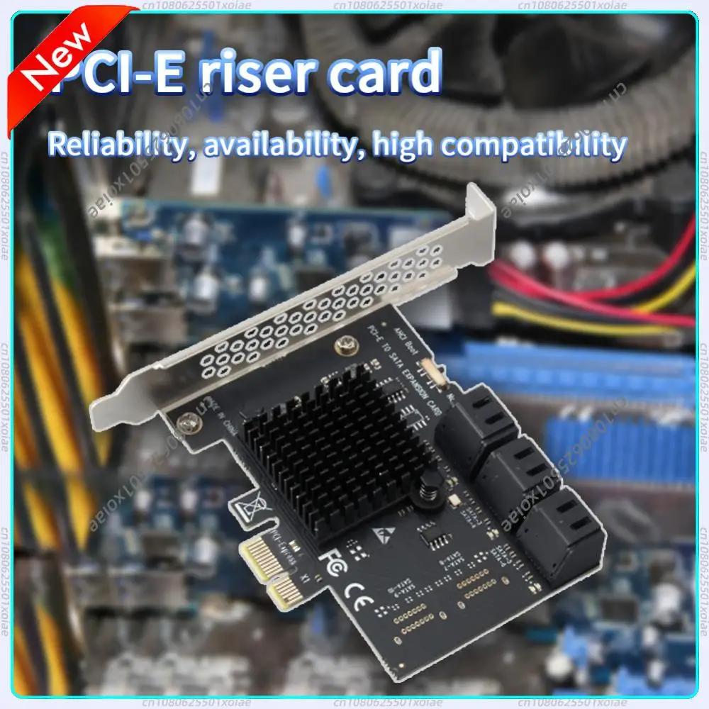 

Карта расширения PCI-E X1/X4/X8/X16 с 6 портами SATA3.0 для PCI Express 1X
