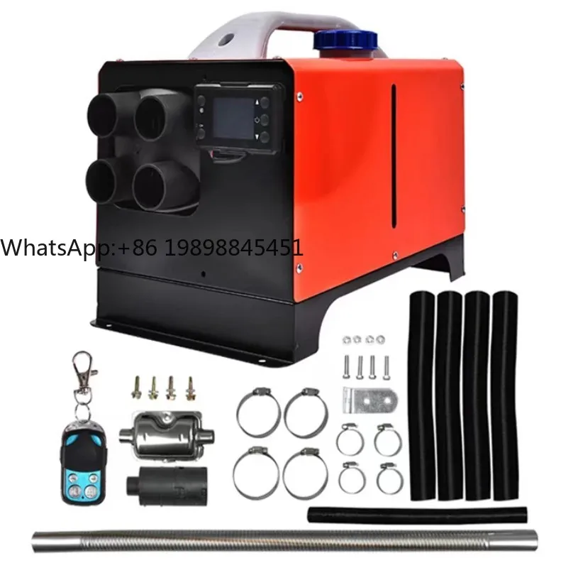 Aire acondicionado portátil para coche, bajo consumo de combustible y energía, calentador diésel todo en uno, 5KW, 12V/24V, calentador de estacionamiento de aire