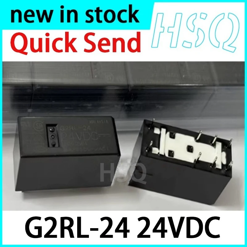 2PCS New G2RL-24 24VDC 8-pin 8A Relay