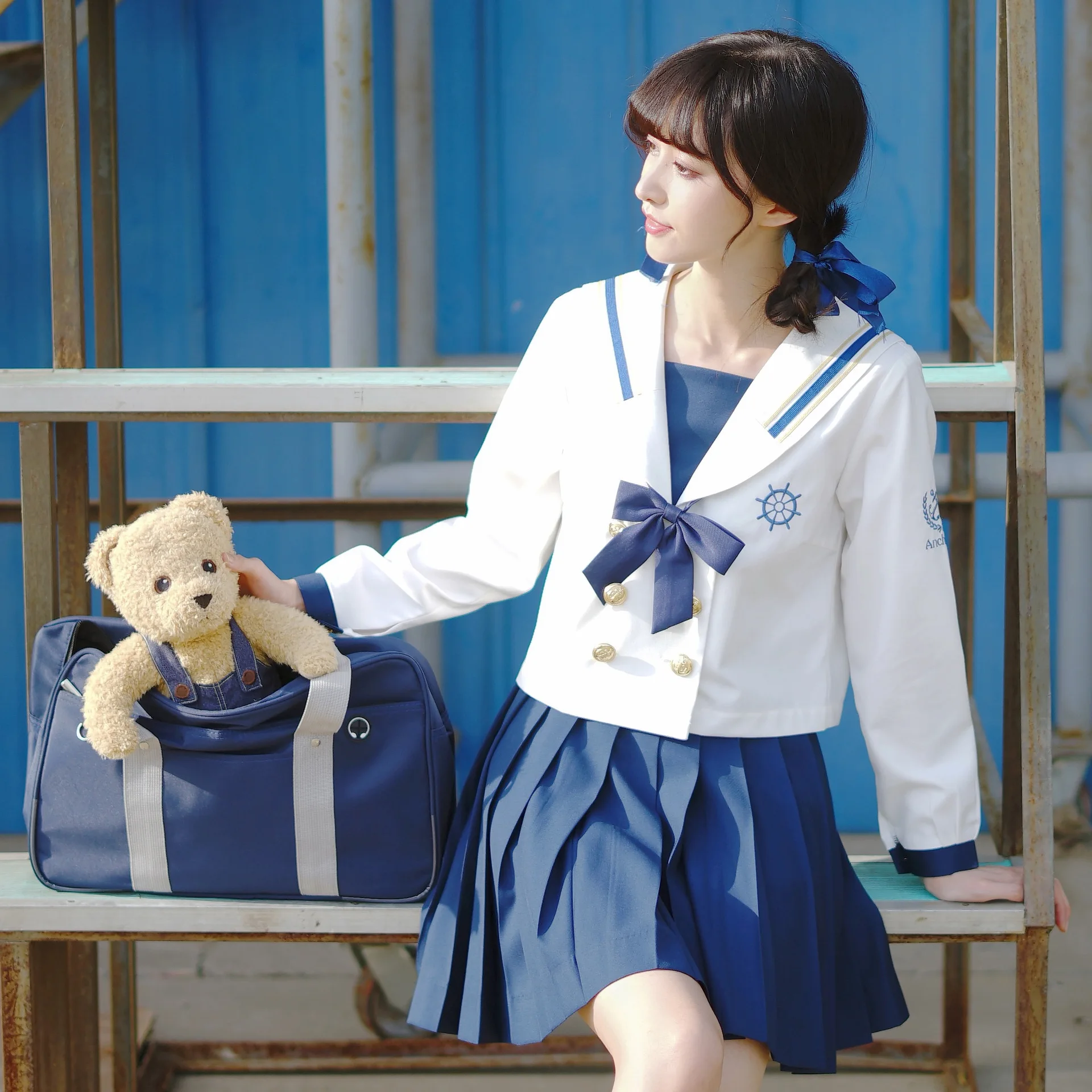 Nuovo arrivo stile college giapponese Jk imposta uniforme scolastica ragazze stile navy autunno scuola superiore donna novità abiti da marinaio uniforme