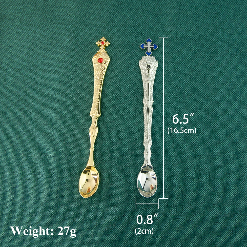 HT Orthodox Church Product Supplier Hoy Water Spoon Religious Ritual Accessories Sacrament Chalice Лжица \