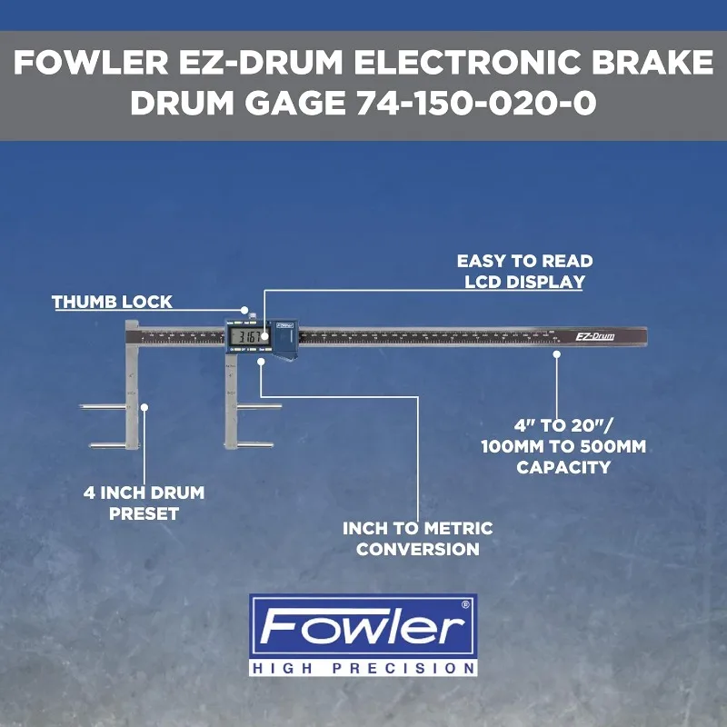 74-0402-020 ez-trommel elektronische bremst rommel lehre