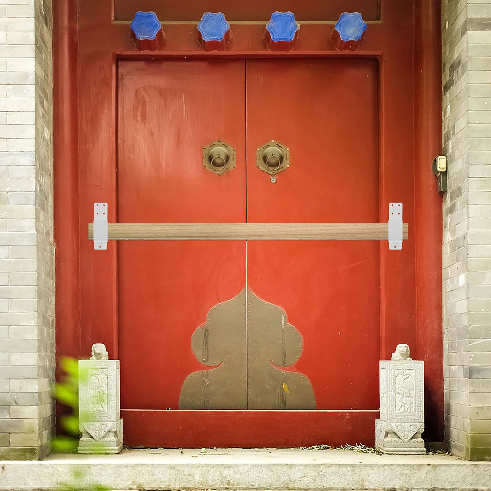 1 مجموعة الثقيلة باب المتراس قوس سميكة U على شكل شريط الأمان حامل ل المرآب الحظيرة الطابق السفلي البوابة الأمامية