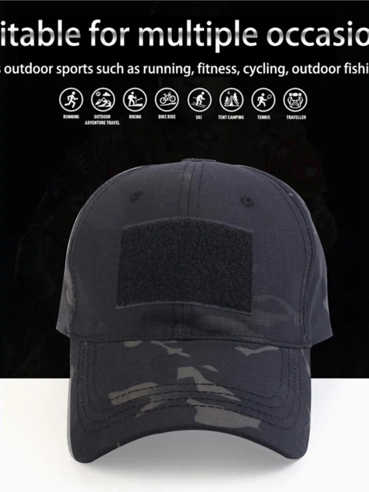 AliExpress NONE 1pc Camouflage Baseball Caps Outdoor Tactical Cycling Fishing Paintball Adjustable Hat Summer Snapback Sun Hats For Men Women