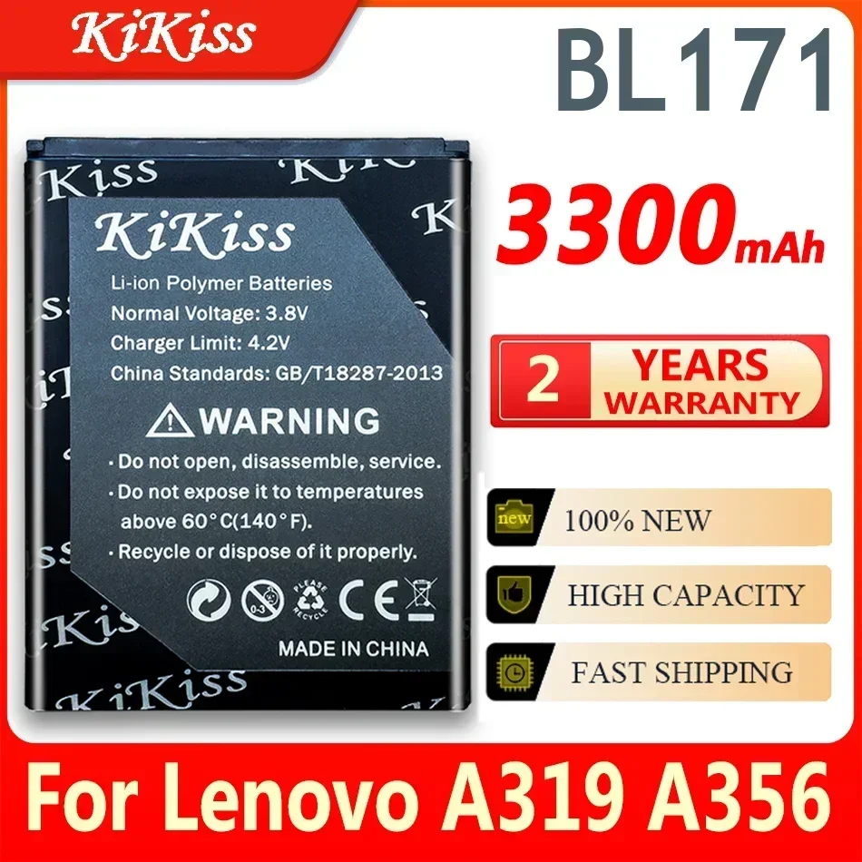 BL171 Smart Mobile Battery For Lenovo A60 A65 A319 A368 A390 A390T A356 A370E A376 A500 Cell Phone Batterie BL 171